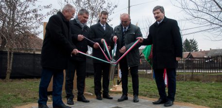 Alapkőletétel – Fekete István Általános Iskola infrastrukturális fejlesztés