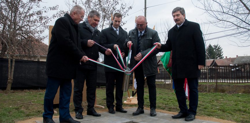 Alapkőletétel – Fekete István Általános Iskola infrastrukturális fejlesztés