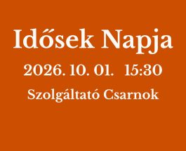Idősek Napja 2026.