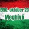 Meghívó ünnepi megemlékezésre