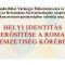 Meghívó – Helyi identitás erősítése a roma nemzetiség körében